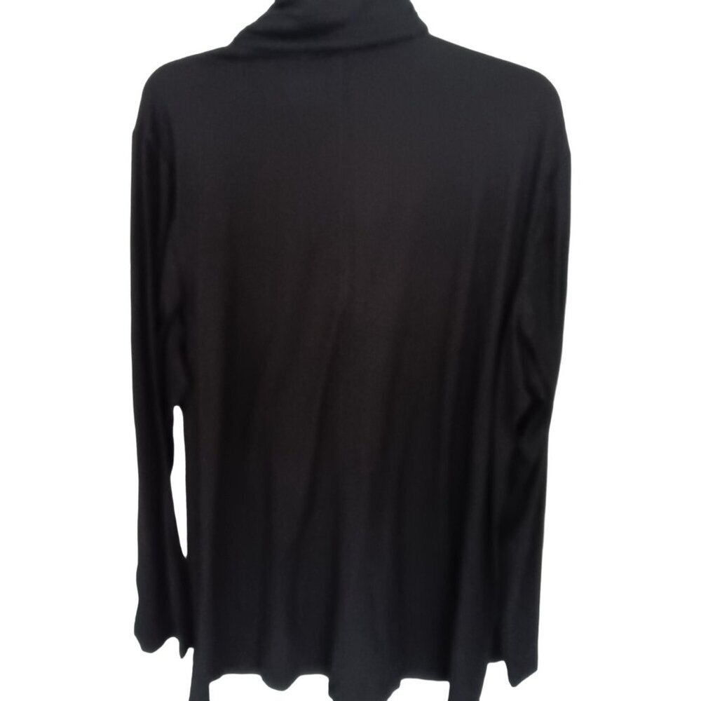 Lane Bryant NWT Black Mock Neck Long Sleeve Lightweight Pullover Top Sz 22 - Picture 2 of 8